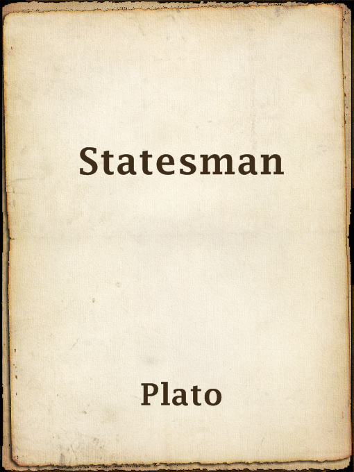 Title details for Statesman by Plato - Available